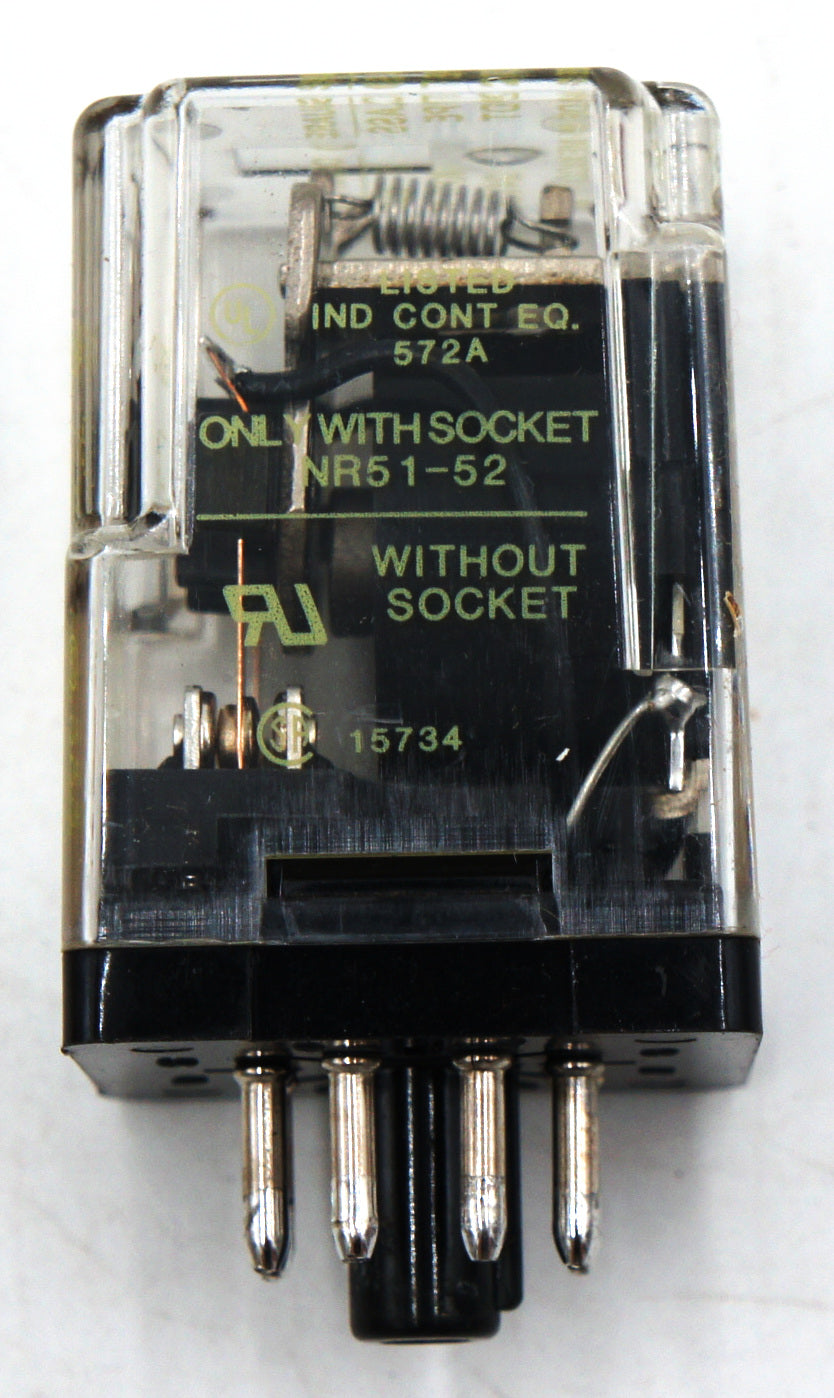 Square D 8501 KPD-12 General Purpose Relay 2PDT 10A Coil 24VDC 8 Pin