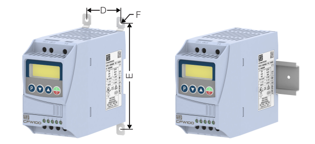 Weg CFW100 mounting