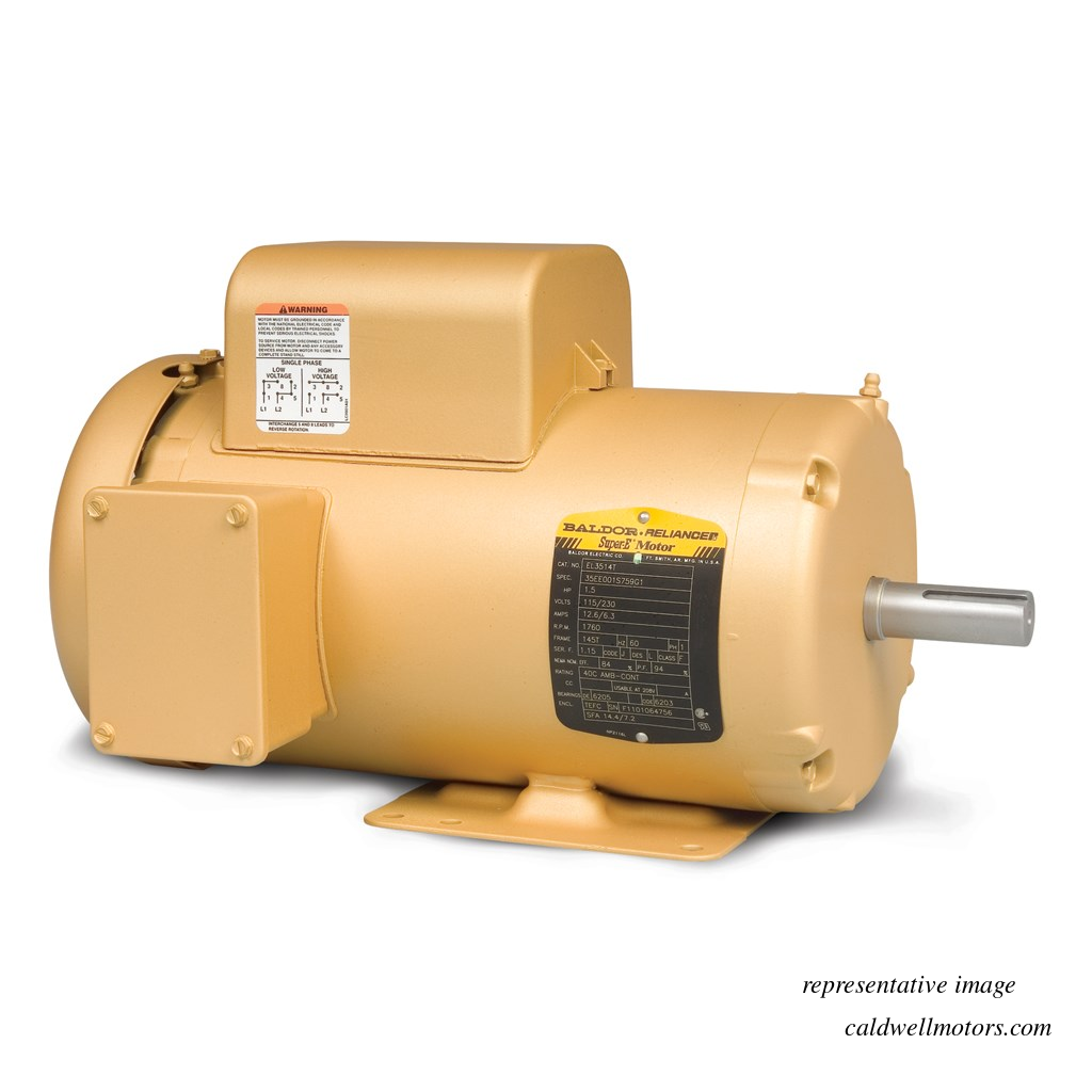 Baldor Single-Phase TEFC Motor