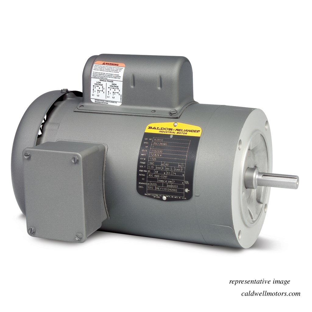 Baldor Single-Phase TEFC Motor