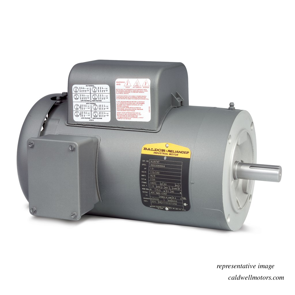 Baldor Single-Phase TEFC Motor