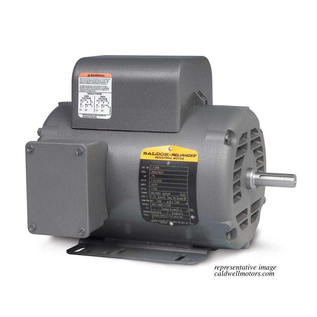 Baldor Single-Phase ODP Motor