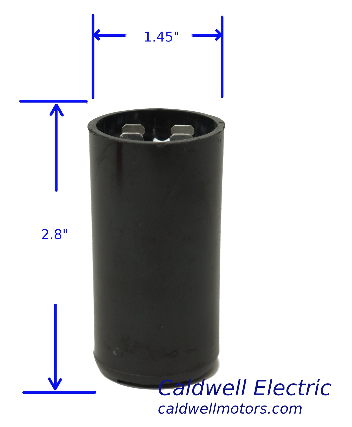 QE Quality Start Capacitor 378-454 MFD 110 VAC